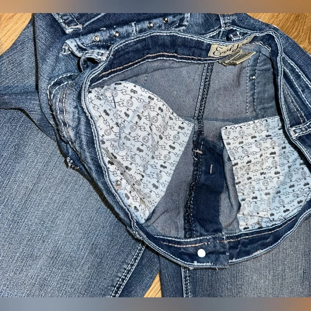 Earl Jean Classic Blue Denim Bootcut Jeans